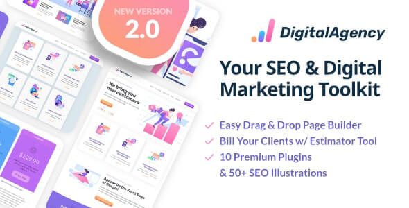 SEOWP v3.12.5 – Essential Digital Marketing & SEO WordPress Theme (Official Version)