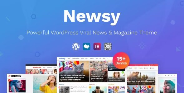<span class="bbh-title-badge" style="background:#28a745">亲测</span> Newsy v2.9.3 - Viral News Magazine WordPress Theme Essential Download