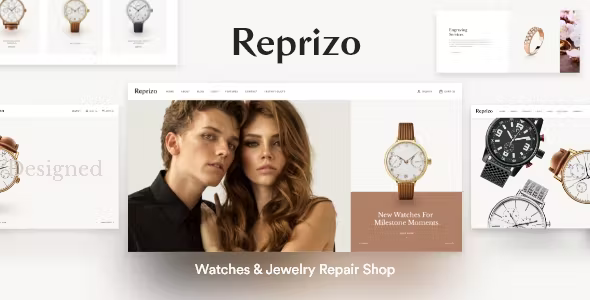 Reprizo v1.0.8 珠宝钟表店 WordPress 主题：官方中文版下载与安装指南