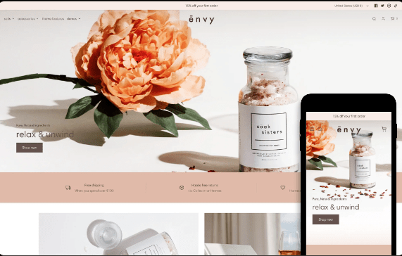 Envy Shopify Theme v31.2.0 Official WordPress Theme - Essential Promotion Tool
