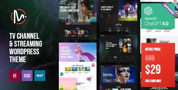 MediaFlex v1.15.0 官方电视频道和流媒体 WordPress 主题