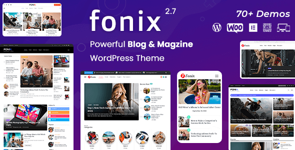 Fonix v3.5 – Essential Newspaper & Magazine WordPress Theme for Building a Professional News Website