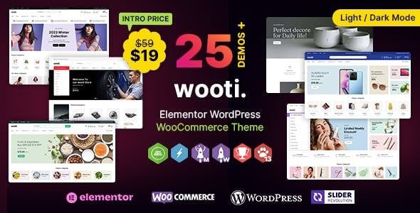Wooti WP v1.2.0 终极多功能 WordPress WooCommerce 主题