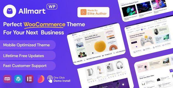 Allmart V1.1 – 终极电子与数码产品商店WordPress主题