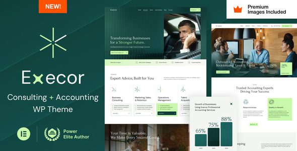 Execor v21.0 – Essential WordPress Theme for Professional Accounting and Management Consulting