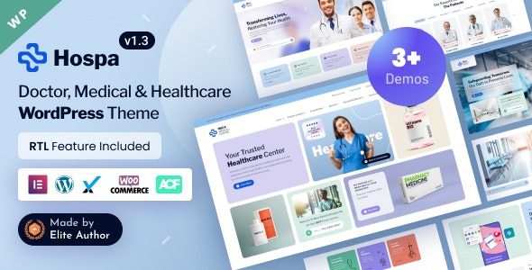 Hospa v2.2 医疗诊所与医院WordPress主题：官方必备建站方案