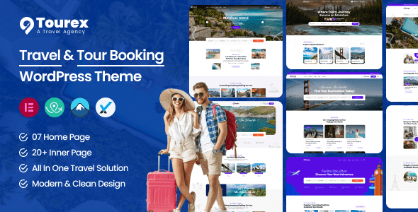 Tourex v1.0.2 – Essential Guide to the Exclusive Travel Booking WordPress Theme