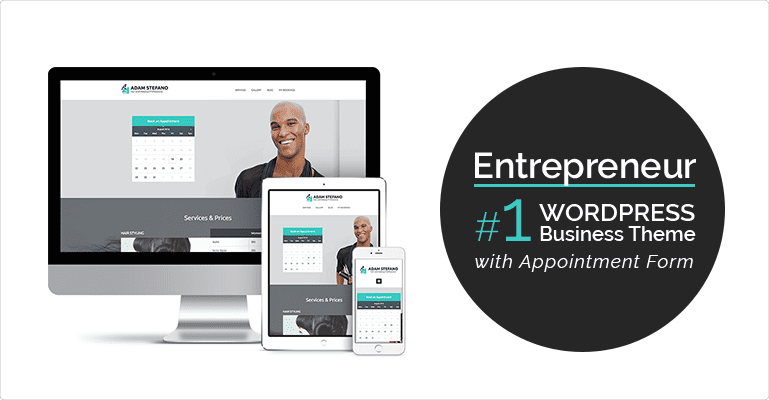 MotoPress Entrepreneur v1.3.3 终极商业 WordPress 主题与预订功能