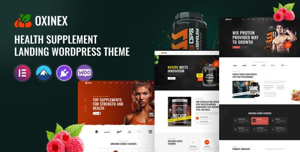 Oxinex v1.0 – 保健品类 WordPress 主题必备推荐
