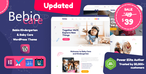 Bebio v1.9 – 幼儿园及婴儿护理必备WordPress主题