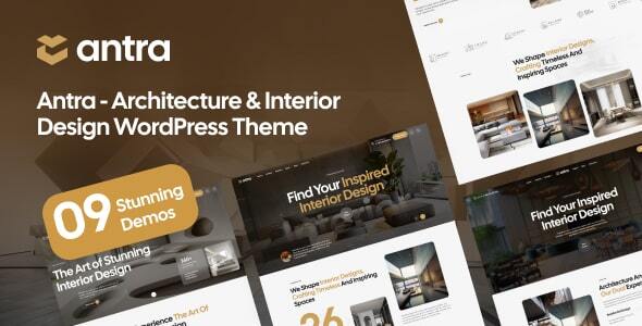 Antra 1.0.15 – 必备建筑与室内设计 WordPress 主题