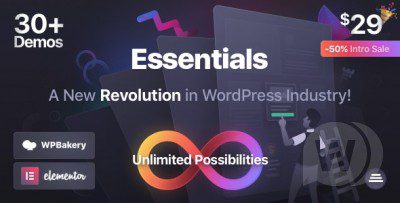 <span class="bbh-title-badge" style="background:#28a745">亲测</span> Essentials v4.2.0 多用途WordPress主题官方中文版必备
