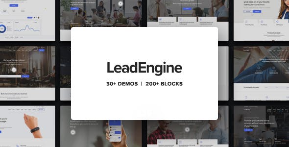 LeadEngine v5.7 Ultimate WordPress Theme: Essential Multi-Purpose Page Builder