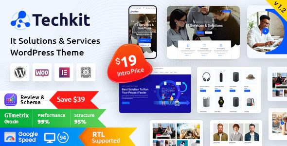 Techkit WordPress主题：终极技术与IT解决方案必备