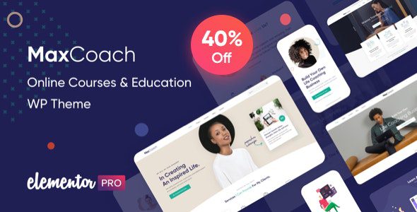 MaxCoach v3.3.6 官方教育主题：必备的在线课程 WordPress 主题