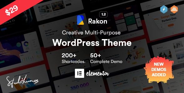 Rakon v2.3.5 官方中文版：创意多用途 WordPress 主题必备