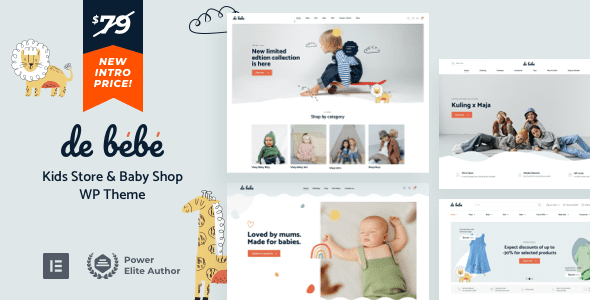 Debebe v38 婴儿儿童商店WordPress主题 官方版