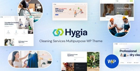 Hygia v1.24.0 清洁服务多功能WordPress主题 独家中文版
