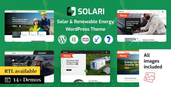 Solari v2.0.9 生态与太阳能光伏 WordPress 主题 官方最新版