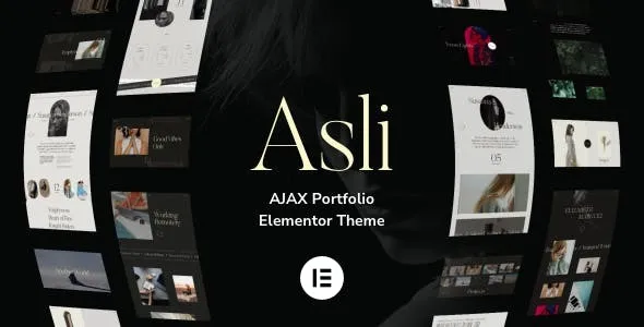 Asli v1.9.13 – 终极Ajax Portfolio Elementor主题（独家中文版）