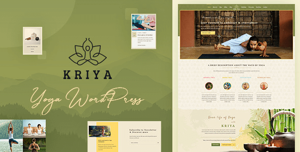 Kriya v4.8 Yoga WordPress Theme Official Chinese Version – A Must-Have Choice