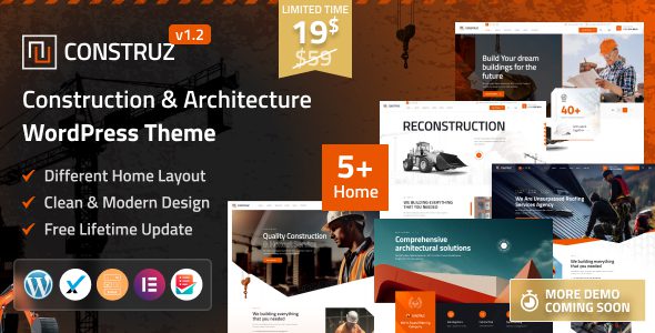 Construz v1.0.1 – The Complete Guide to the Construction & Building WordPress Theme
