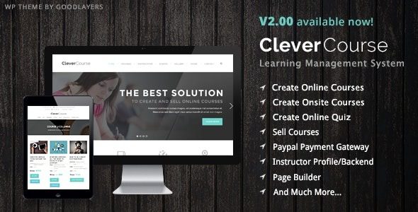 Clever Course v2.4.2 终极LMS教育主题 中文版免费下载