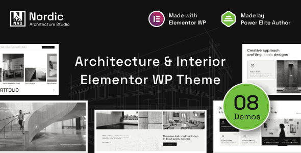Nordic WordPress Theme: The Essential Solution for Architecture and Interior Design