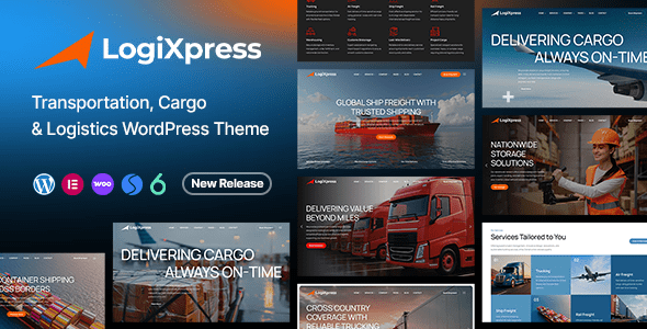 LogiXpress v1.0.5 官方版：运输物流WordPress主题必备选择