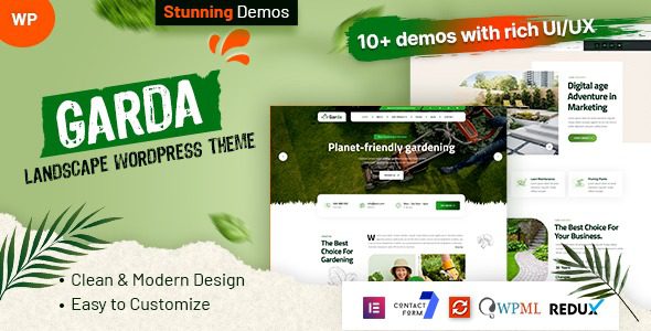 Garda 1.0.6 Gardening WordPress Theme: The Ultimate Landscape Design Solution