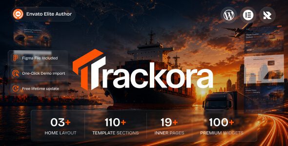 Trackora v1.0.1 运输与物流 WordPress 主题完整指南