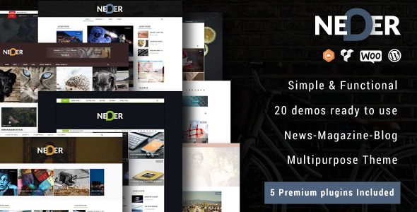 Neder 2.0 官方版 – 终极WordPress新闻杂志博客主题