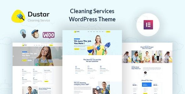 Dustar v1.0.8 Cleaning Services WordPress Theme Full Review (2024 Latest Version)
