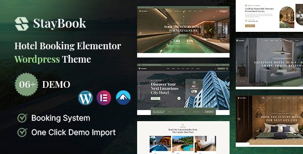 StayBook 官方版：酒店预订 WordPress 主题完整评测与使用指南