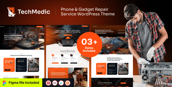 Techmedic 1.0.0 Ultimate Mobile Repair WordPress Theme | Official Free Download