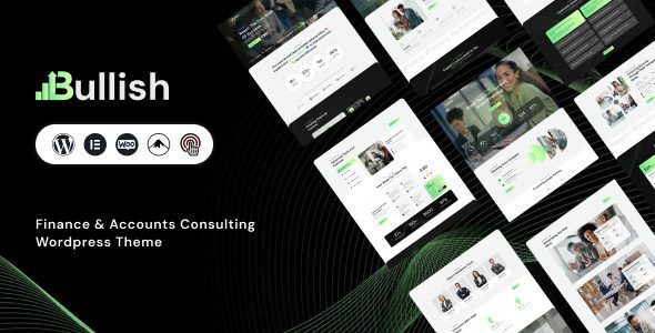 Bullish v1.0.6 Financial Consulting WordPress Theme | Essential for Professional Finance Websites