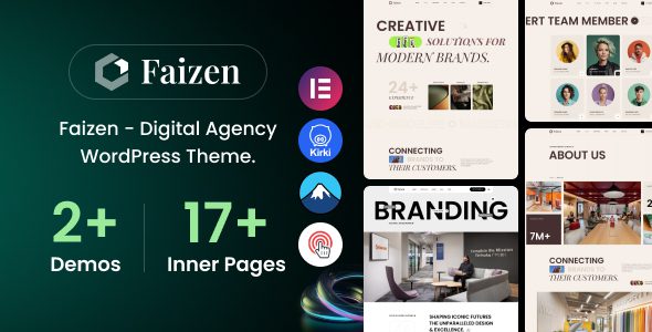 Faizen 数字代理机构 WordPress 主题 2024 终极评测