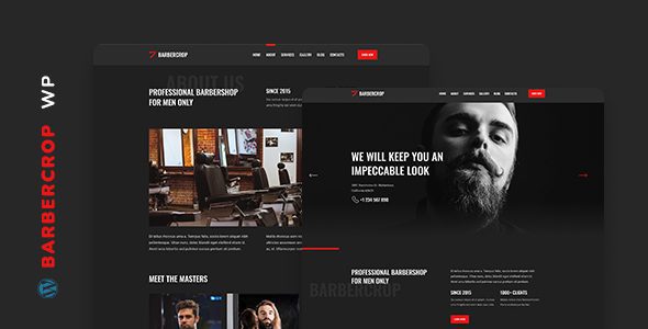 Barbercrop v1.7 理发店WordPress主题：官方版完整指南