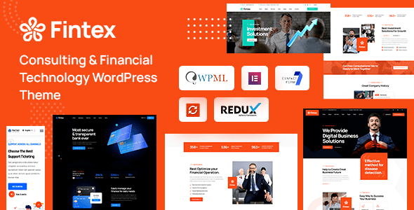 Fintex v1.0.1 官方中文版：咨询金融企业必备 WordPress 主题