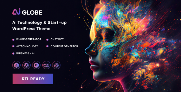 AI Globe 1.0.9 – 人工智能初创企业与科技类WordPress主题（独家）