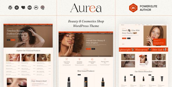 独家Aurea v1.0.2 – 美容化妆类WordPress主题完整评测