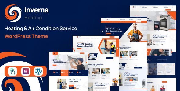 Inverna WordPress主题：HVAC行业必备的供暖空调服务建站神器