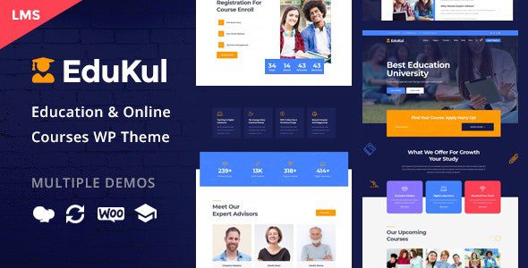 Edukul v1.37 Ultimate Online Course WordPress Theme Download | Essential for Professional Online Course Platforms