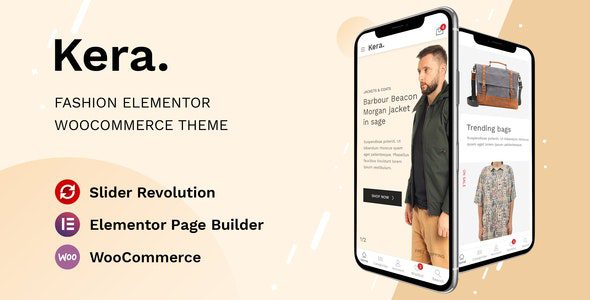 Kera v1.2.37 Exclusive Chinese Version – Fashion Element WooCommerce WordPress Theme Download
