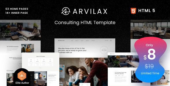 Arvilax WordPress Theme Exclusive Review: The Ultimate Dark Theme Every Business Consulting Website Needs
