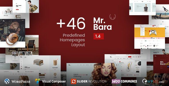 Mr.Bara Ultimate Multipurpose WooCommerce WordPress Theme Chinese Version Download