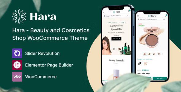 Hara v1.2.22 Beauty & Cosmetics Store WooCommerce Theme – Official Chinese Version Essential