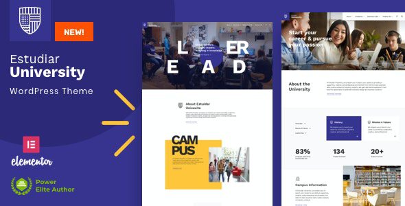 Estudiar WordPress Theme Exclusive Review: The Must-Have Elementor Theme for Colleges and Universities