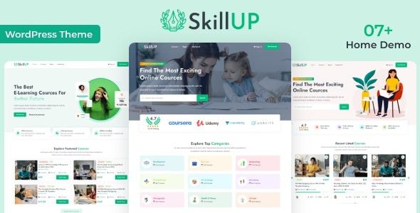SkillUp WordPress主题 v1.0.41 官方版 – 在线教育网课必备
