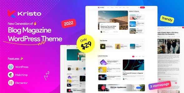 Kristo v3.6 Modern Magazine WordPress Theme: Full Review and Download Guide